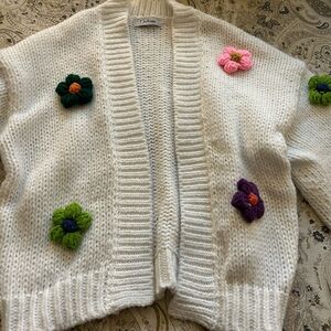 Women's crochet Sweater OS